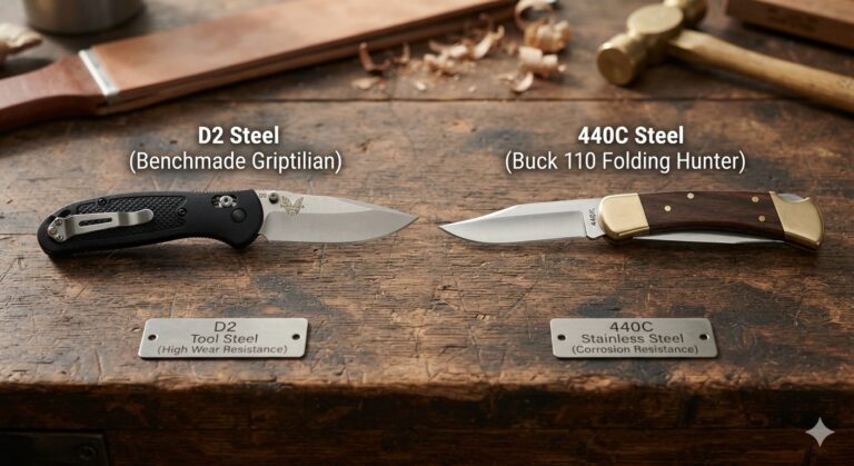 440C vs D2 Steel: The Ultimate Showdown (Which Is Best?)